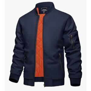 Men’s Winter Pilot Bomber Varsity Coat Outdoor Jacket Hiking Gorpcore Size XL